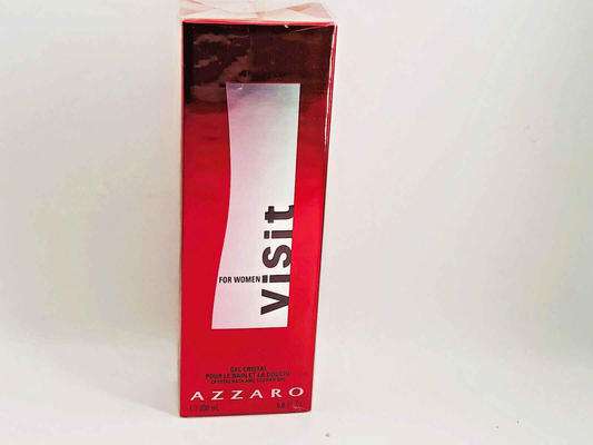 LORIS AZZARO VISIT SHOWER GEL CRYSTAL BATH E DOCCIA DONNA 200 ML SEALED