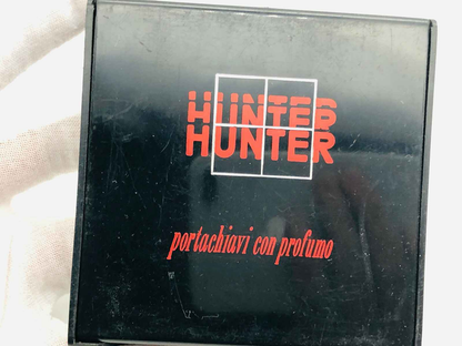 PORTACHIAVI ATKINSONS HUNTER VINTAGE PROFUMO MIGNON edt uomo Homme RARO METALLO