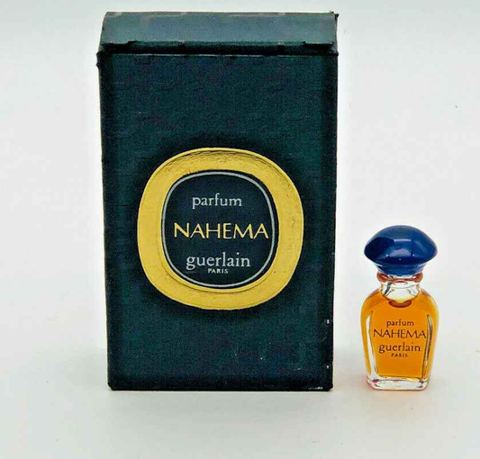 MIGNON GUERLAIN NAHEMA VINTAGE PARFUM EXTRAIT 1 ml PURO PROFUMO donna BLU CAP