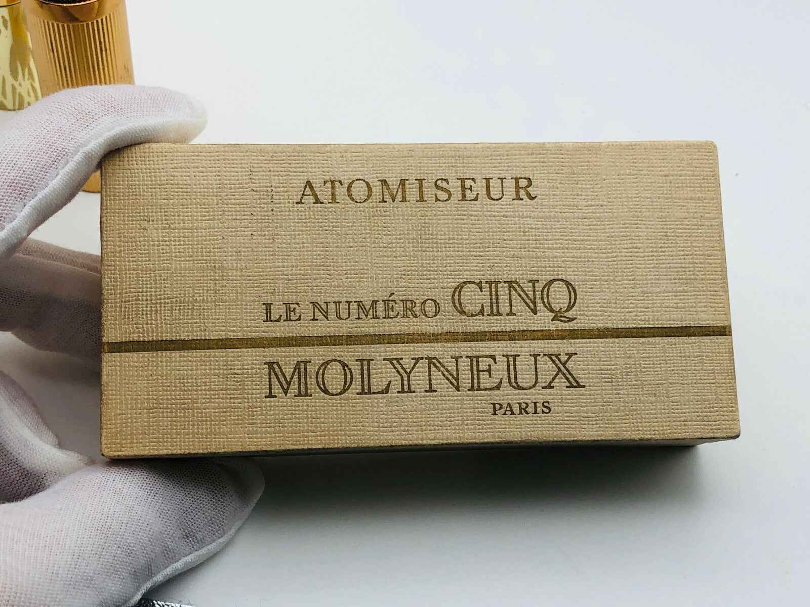 3X VUOTI EMPTY PARFUM EXTRAIT REFILLABLE ADAM GRES MOLYNEAUX VINTAGE profumo