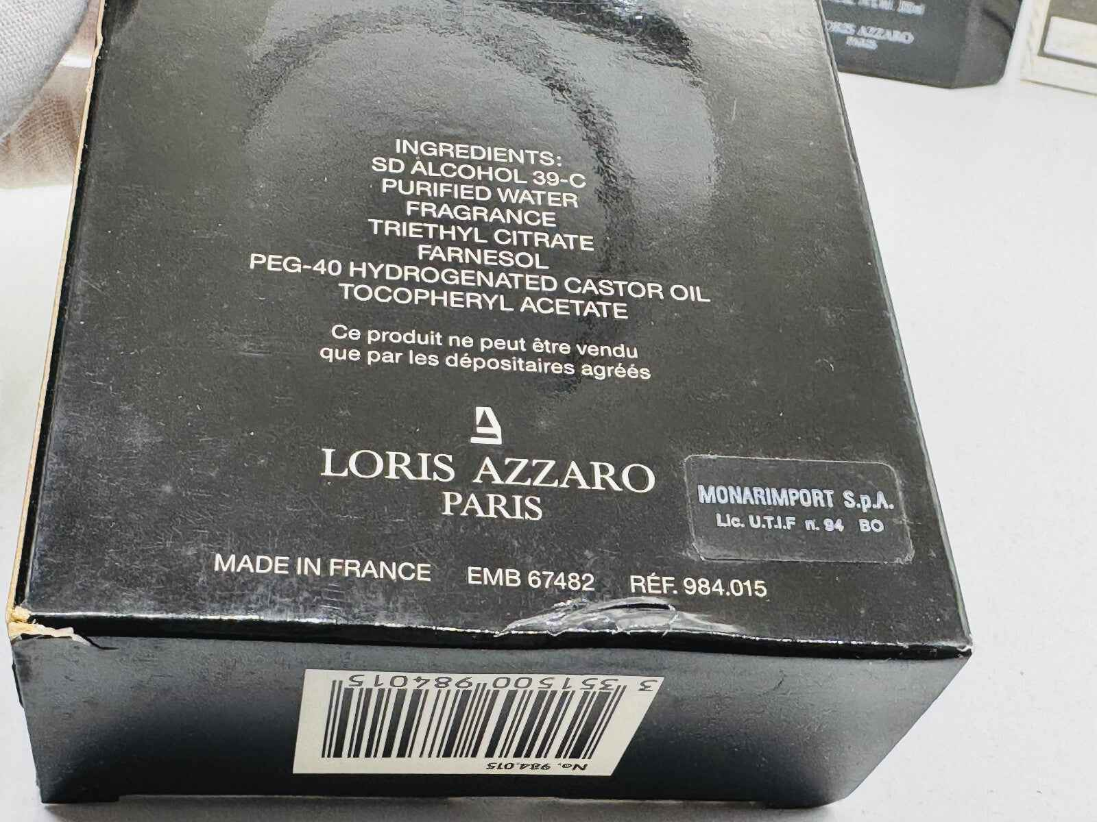 Deodorante PROFUMO AZZARO pour homme VINTAGE 100 ml Deo Spray UOMO Loris