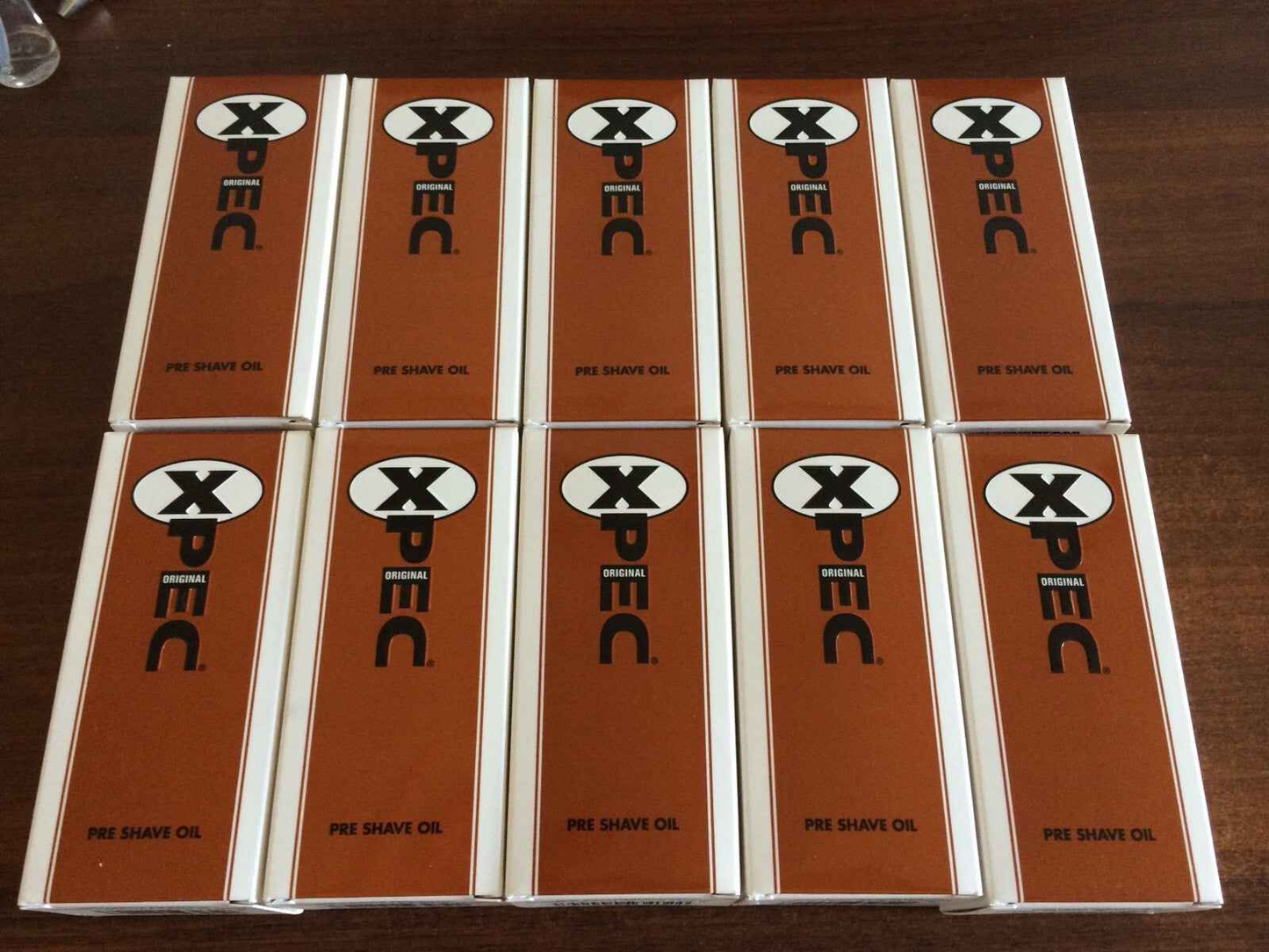 STOCK 10 pezzi XPEC PRE SHAVE OIL VINTAGE OLIO PRE BARBA 50 ml Original Perfume