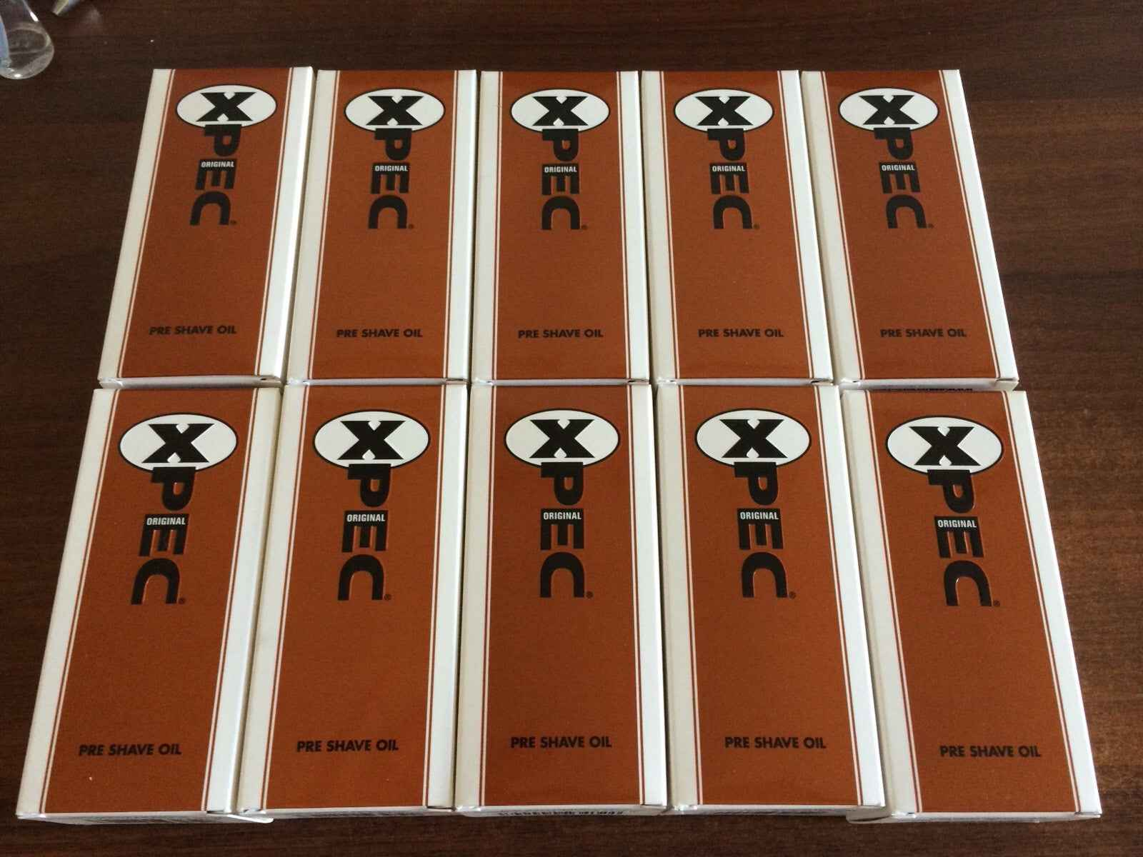 STOCK 10 pezzi XPEC PRE SHAVE OIL VINTAGE OLIO PRE BARBA 50 ml Original Perfume