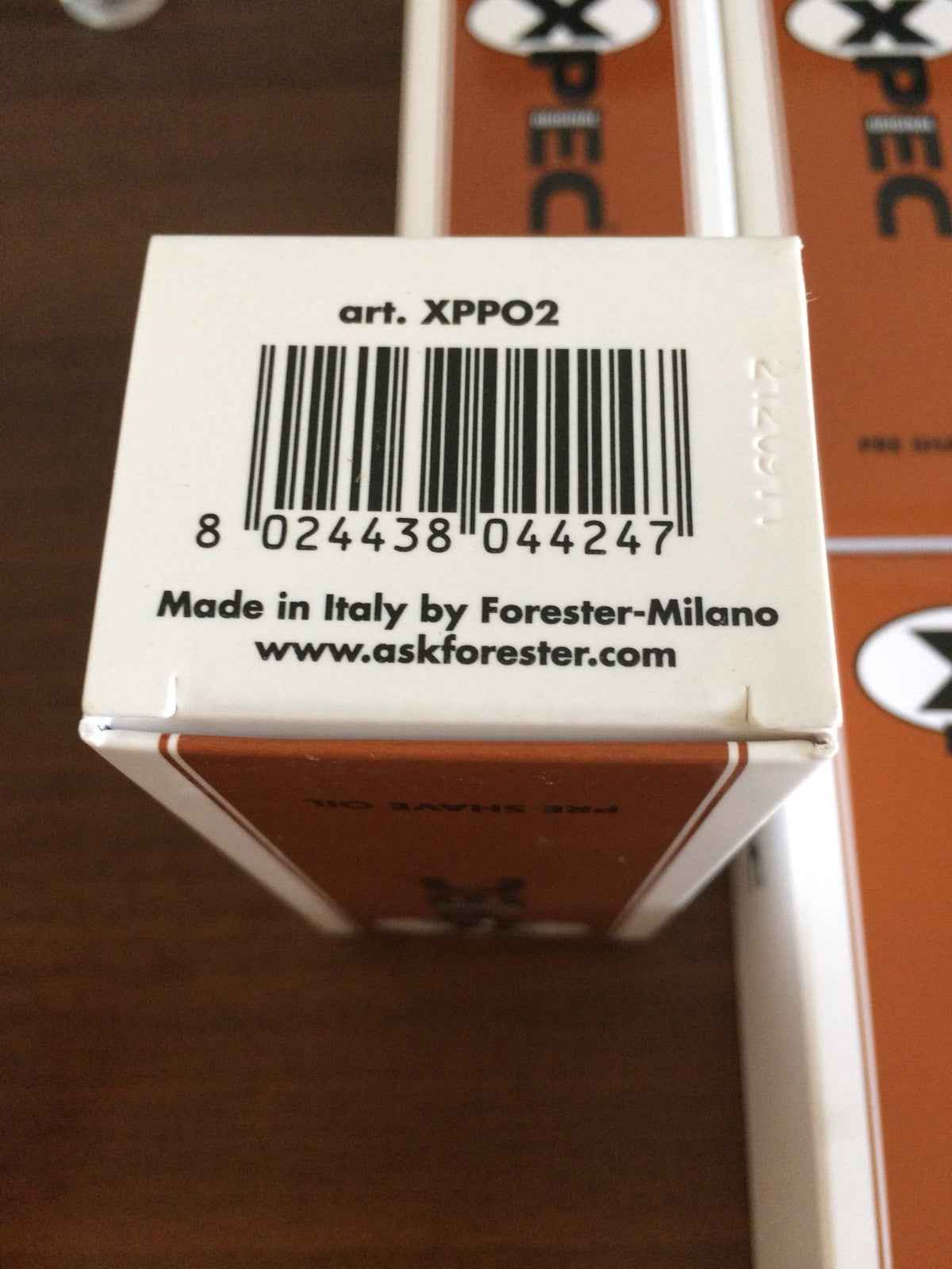 STOCK 10 pezzi XPEC PRE SHAVE OIL VINTAGE OLIO PRE BARBA 50 ml Original Perfume