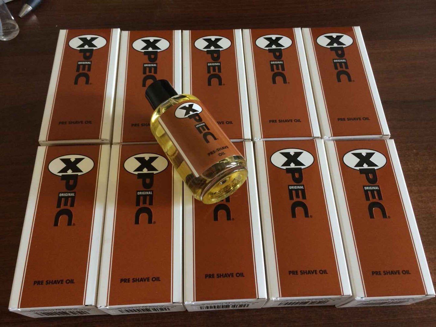 STOCK 10 pezzi XPEC PRE SHAVE OIL VINTAGE OLIO PRE BARBA 50 ml Original Perfume