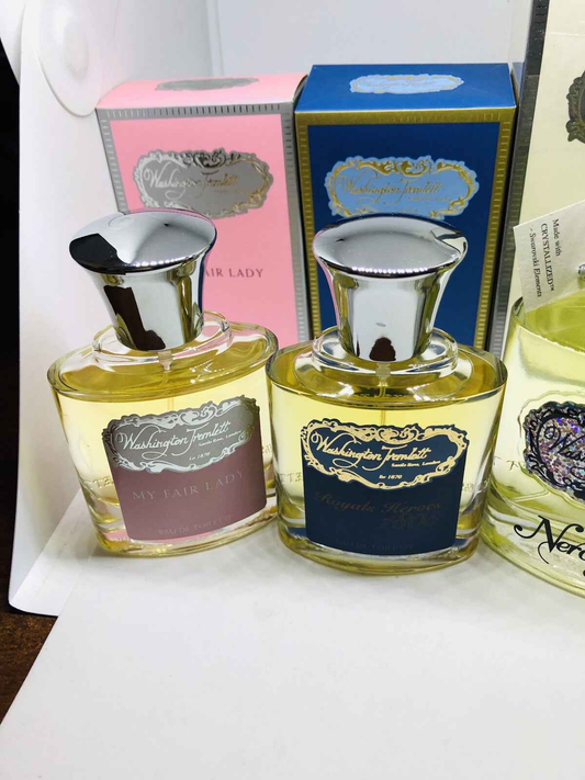 STOCK 3 PROFUMI WASHINGTON TREMLETT NEROLI ABSOLUTE FAIR LADY ROYALS HEROES 50ml