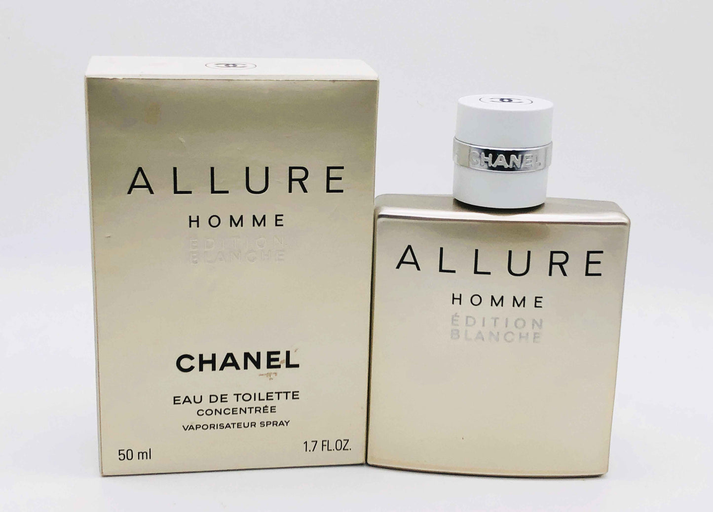 Profumo Chanel Allure Homme Edition Blanche Uomo 50 Ml Spray Edt Concentre Vintage Eau De Toilette 2009