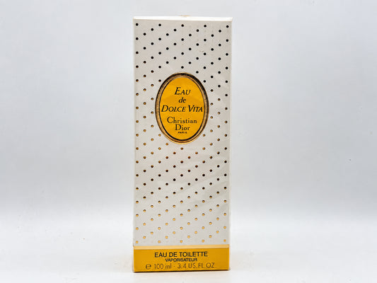 EAU De DOLCE VITA CHRISTIAN DIOR Profumo Vintage 100 ml Edt spray SEALED Eau De Toilette