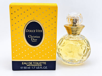 CHRISTIAN DIOR DOLCE VITA 50 ml Edt spray Profumo Vintage eau de toilette 2008 Discontonued donna raro