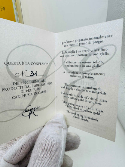 700 ml Carthusia Fiori di Capri Profumo Vintage edt XXL Limited Edition 31/1000