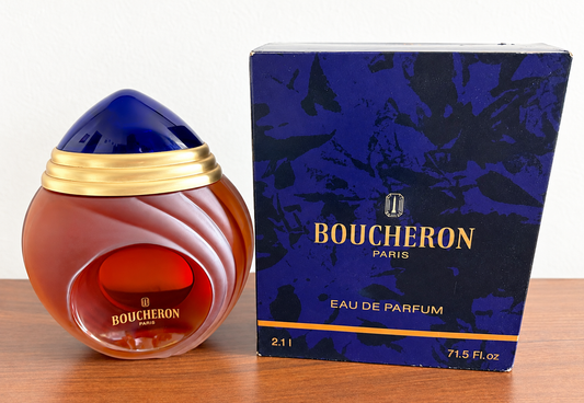 BOUCHERON Pour Femme 2,1 Litri Vero Profumo VINTAGE EDP 2100 ml Eau De Parfum Gigante XXL Big Bottle