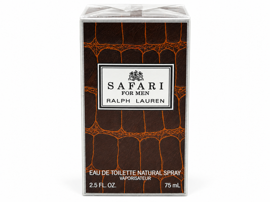 RALPH LAUREN SAFARI For Men Profumo Vintage 75 ml EDT Spray Sigillato COSMAIR
