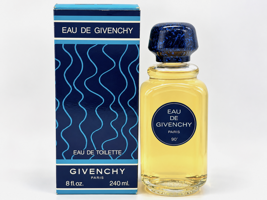 PROFUMO EAU DE GIVENCHY Vintage 240 ml EDT Splash Donna 1980 con Scatola