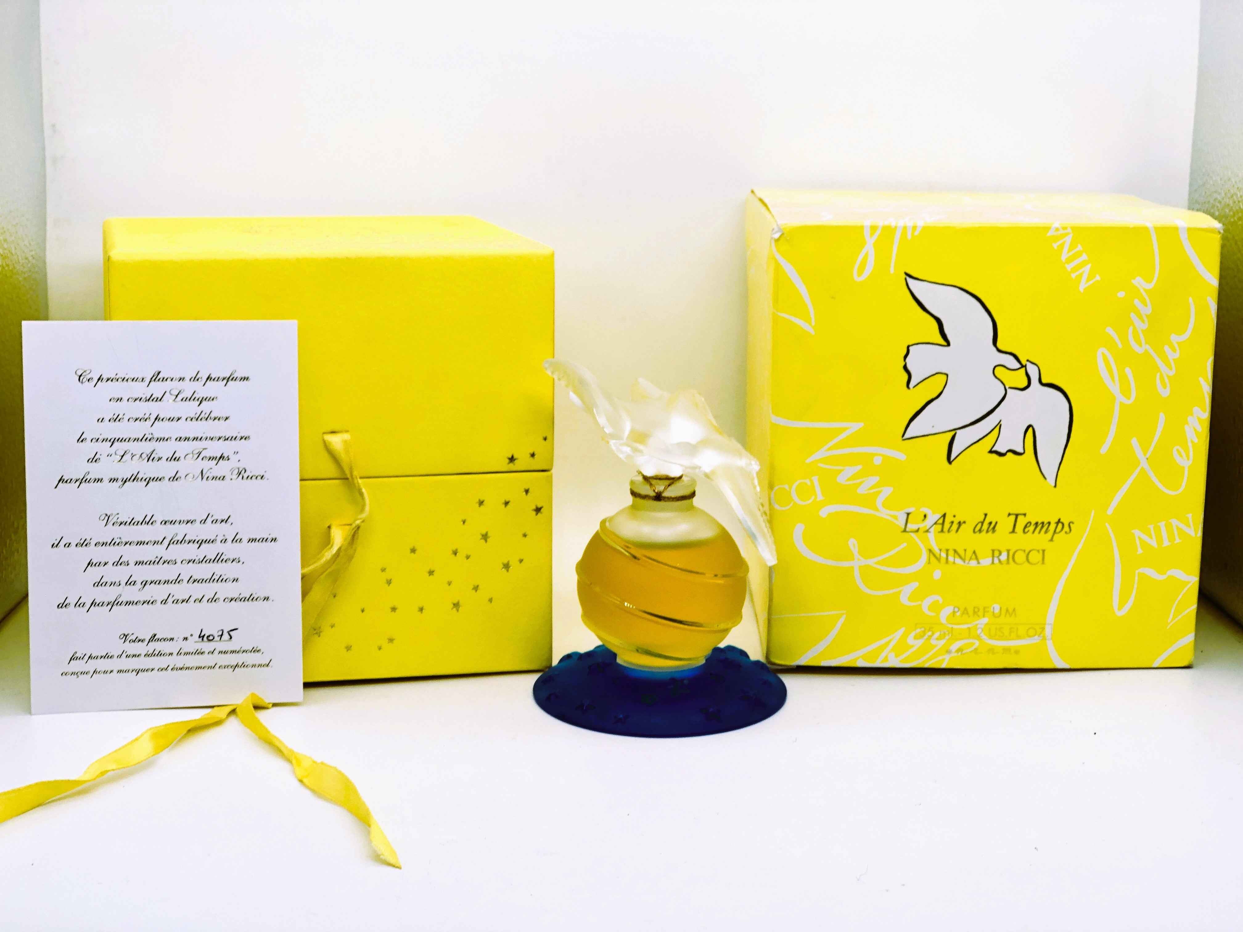 1998 Vintage Perfume Nina Ricci L'Air Du Temps 35ml Extrait