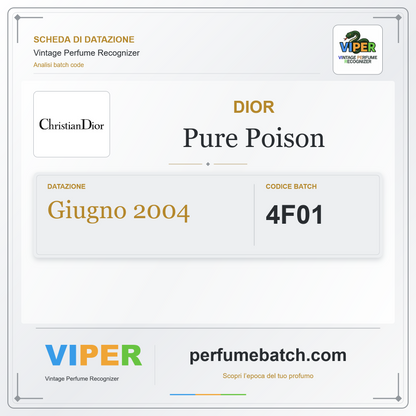 Dior Pure Poison Profumo Vintage 50 Ml Edp Spray Eau De parfum Christian Raro no box
