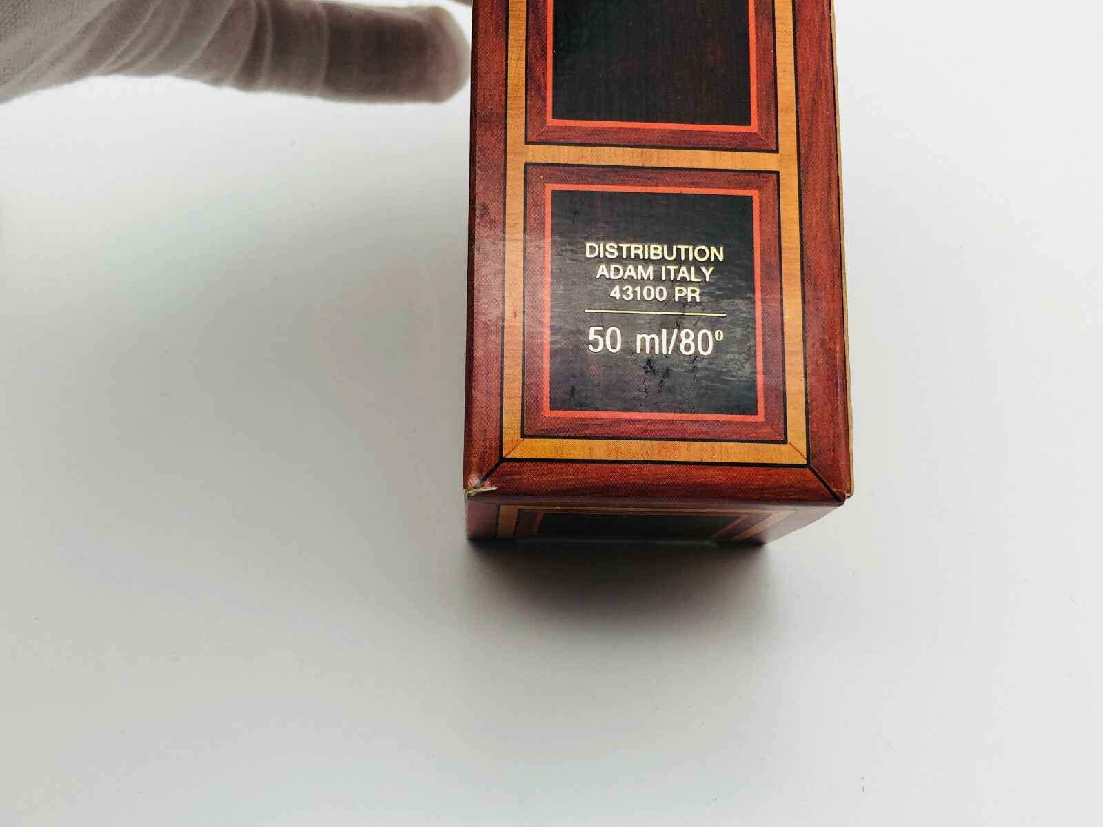 Scatola del profumo ADAM BRUYERE VINTAGE da 50 ml con finiture in legno