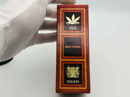Scatola di profumo ADAM BRUYERE VINTAGE con decorazioni eleganti e oro lucido