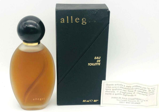Flacone di profumo Allegri Vintage donna da 50 ml con confezione elegante e sofisticata