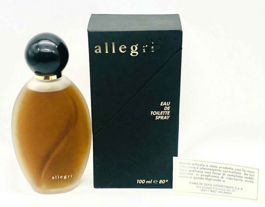 Profumo Allegri Vintage in bottiglia da 100 ml con confezione elegante per un aroma raffinato