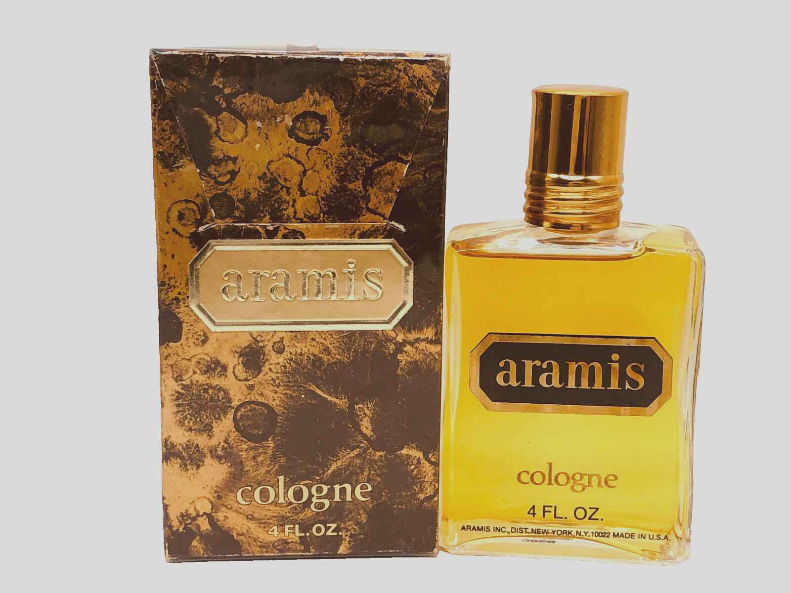 Profumo Aramis Cologne Vintage in bottiglia da 4 fl oz con scatola elegante