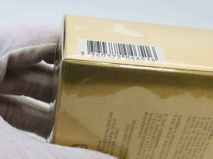 Scatola di profumo Armani Sensi Vintage con etichetta dorata e serratura per collezionisti