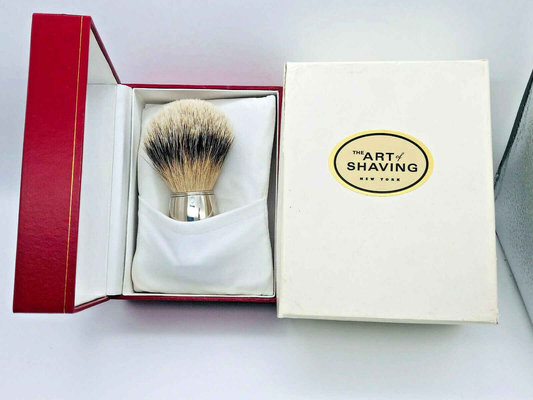 Pennello da barba Brush Silvertip Badger in elegante confezione The Art Of Shaving