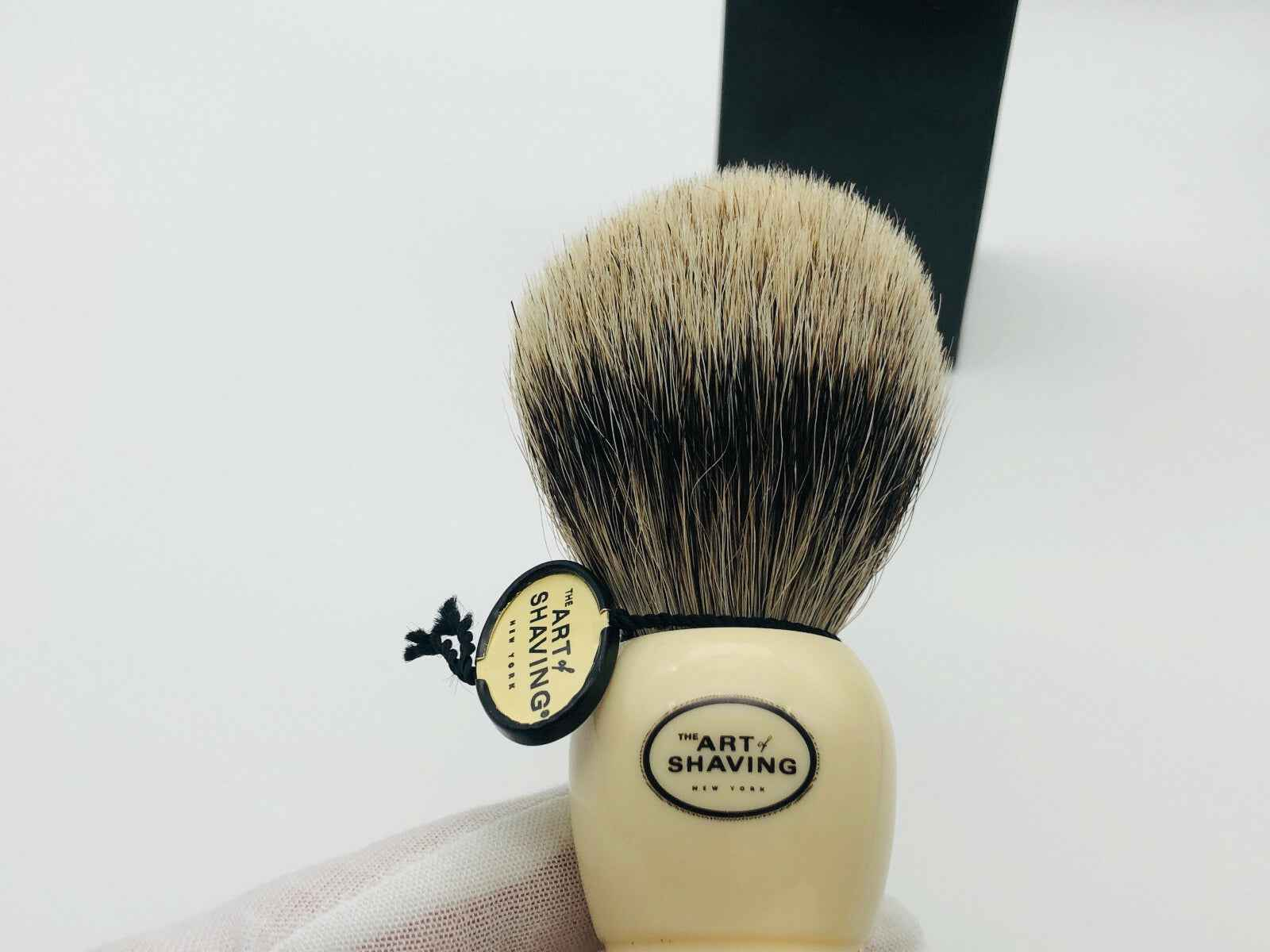 Pennello Tasso Fine Badger The Art Of Shaving con manico elegante e setole morbide
