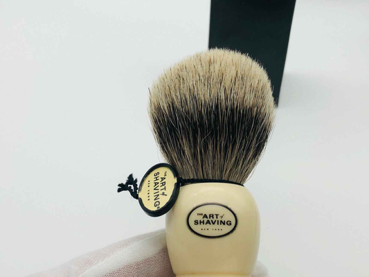 Pennello Tasso Fine Badger The Art Of Shaving con manico elegante e setole morbide