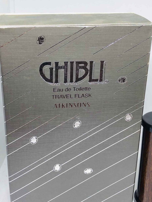 Atkinsons Ghibli Vintage Eau de Toilette in elegant travel flask packaging
