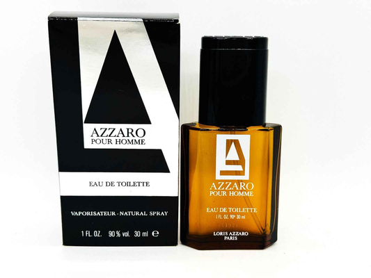 Profumo Azzaro Pour Homme Vintage in flacone elegante da 30 ml con confezione originale