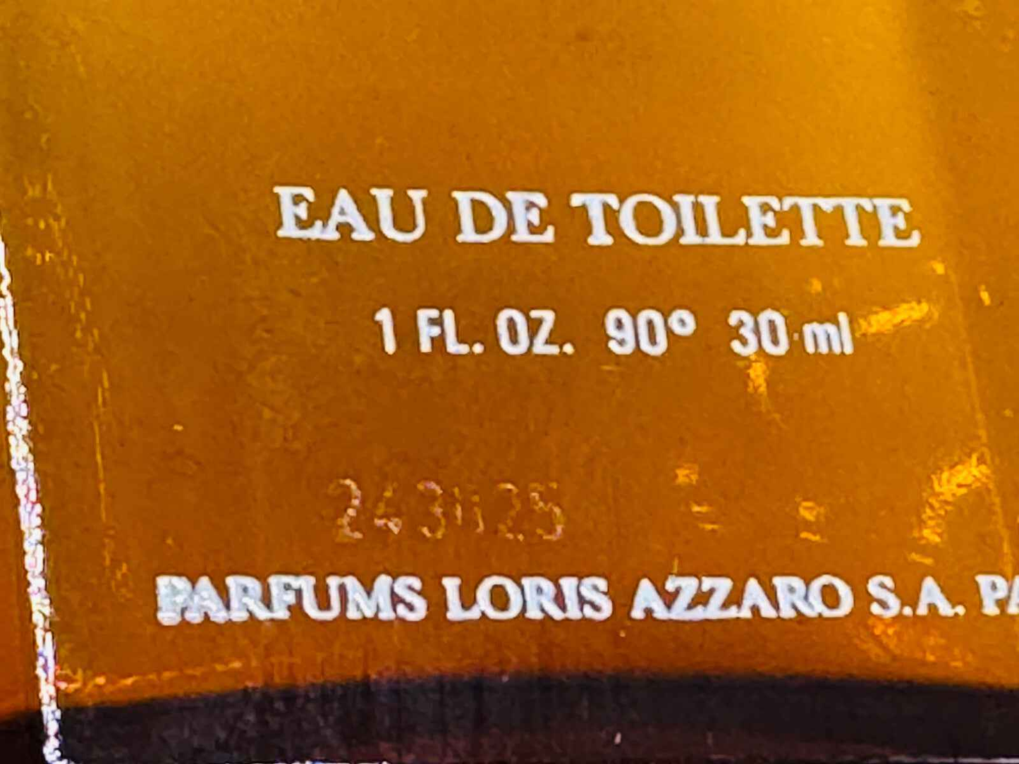 Flacone di profumo Azzaro Pour Homme Vintage da 30 ml, eau de toilette con design classico