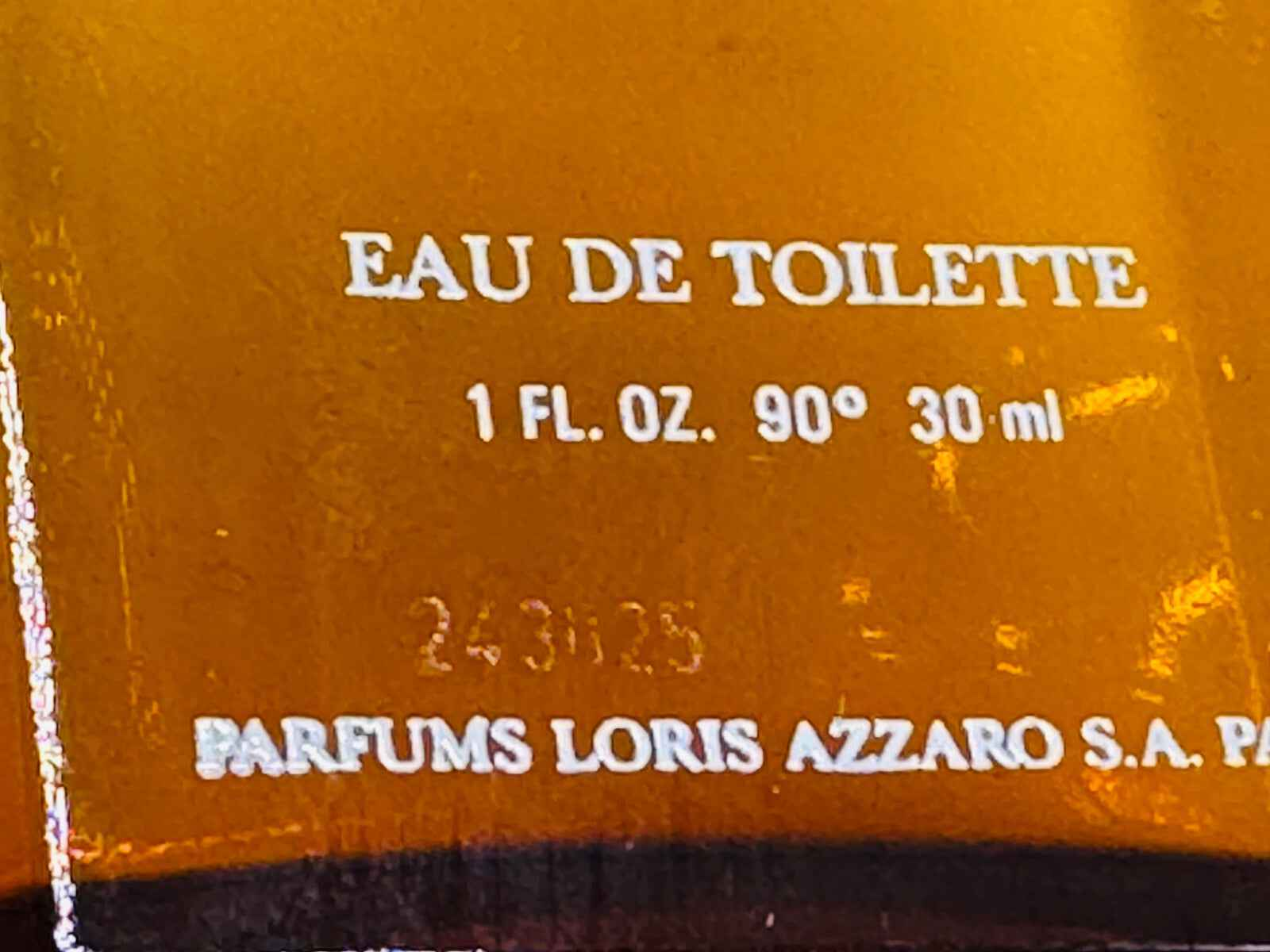 Flacone di profumo Azzaro Pour Homme Vintage da 30 ml, eau de toilette con design classico