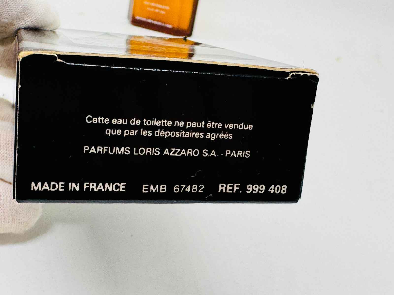 Confezione del profumo Azzaro Pour Homme Vintage con dettagli e informazioni sul prodotto