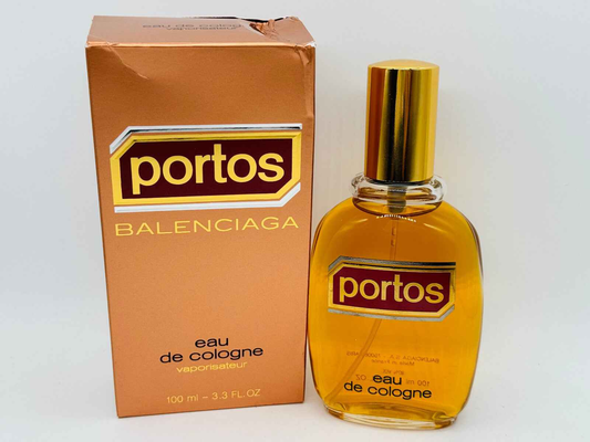 Profumo Balenciaga Portos Vintage in flacone elegante da 100 ml con confezione in cartone lucido
