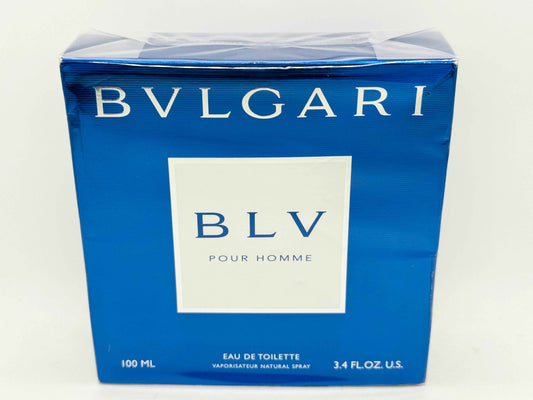 Scatola di Profumo Bulgari Blu Pour Homme da 100 ml con design elegante e moderno