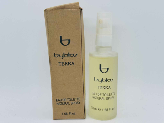 Profumo Byblos Terra Eau de Toilette in flacone spray da 50 ml con confezione elegante