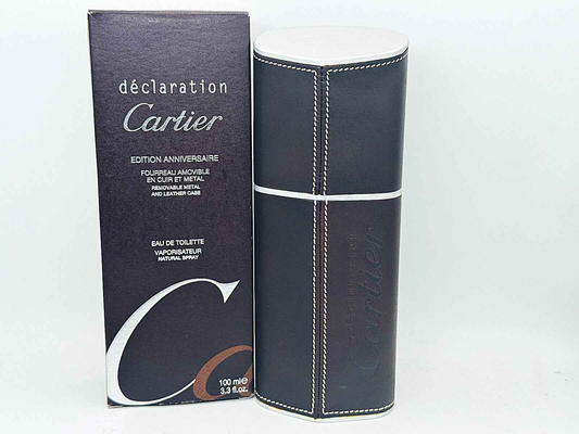 Profumo Cartier Declaration in un elegante astuccio in pelle con confezione anniversario da 100 ml