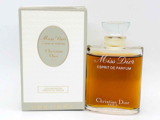 Profumo Miss Dior Vintage in bottiglia elegante da 50 ml con scatola originale di Christian Dior