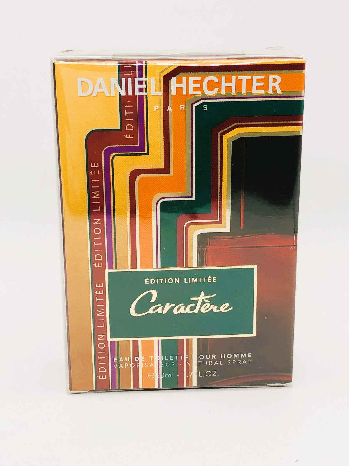 Confezione di profumo Daniel Hechter Caractere in edizione limitata con design colorato e moderno