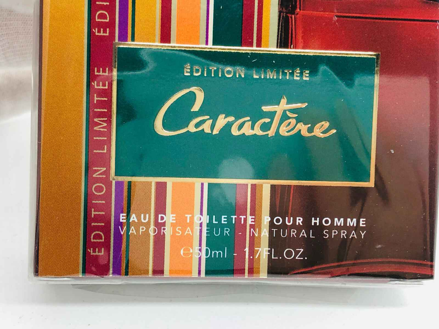 Packaging dell'eau de toilette per uomo Daniel Hechter Caractere, edizione limitata da 50 ml