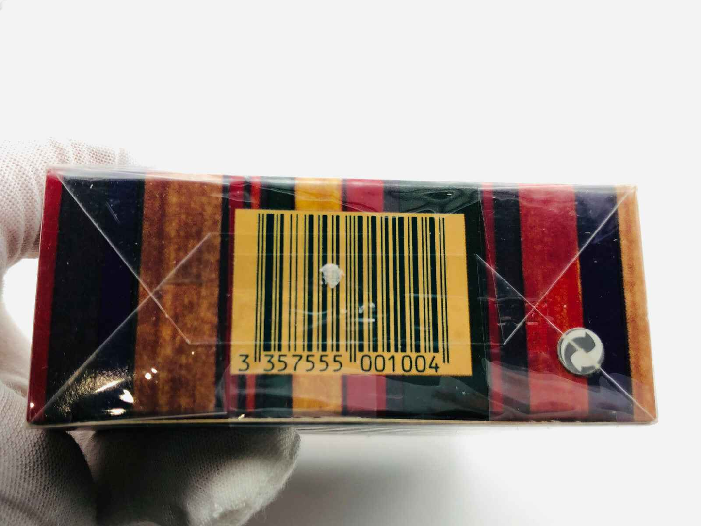 Scatola colorata del prodotto Daniel Hechter Caractere Vintage con codice a barre e design retrò