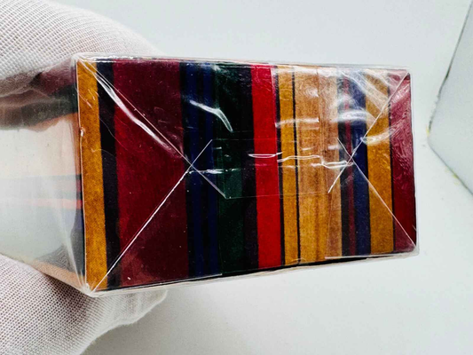 Scatola di cartoncini colorati Daniel Hechter Caractere Vintage con strisce multicolori per progetti creativi