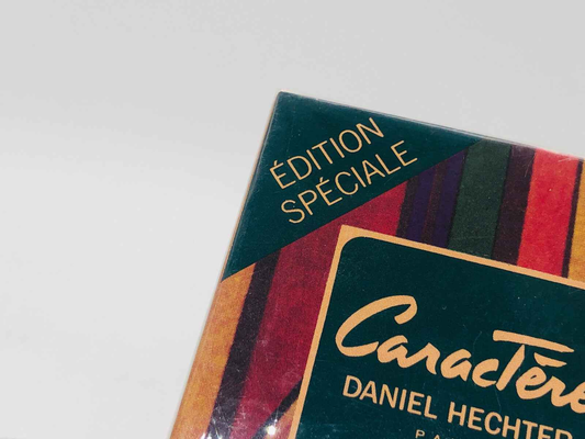 Scatola edizione speciale Caractere Vintage di Daniel Hechter con design colorato e distintivo