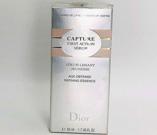 Flacone di siero Christian Dior Capture First Action da 50 ml per la giovinezza e la difesa contro l'invecchiamento