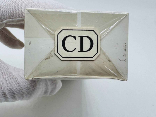 Scatola vintage Dior Jules con logo CD, elegante confezione per collezionisti