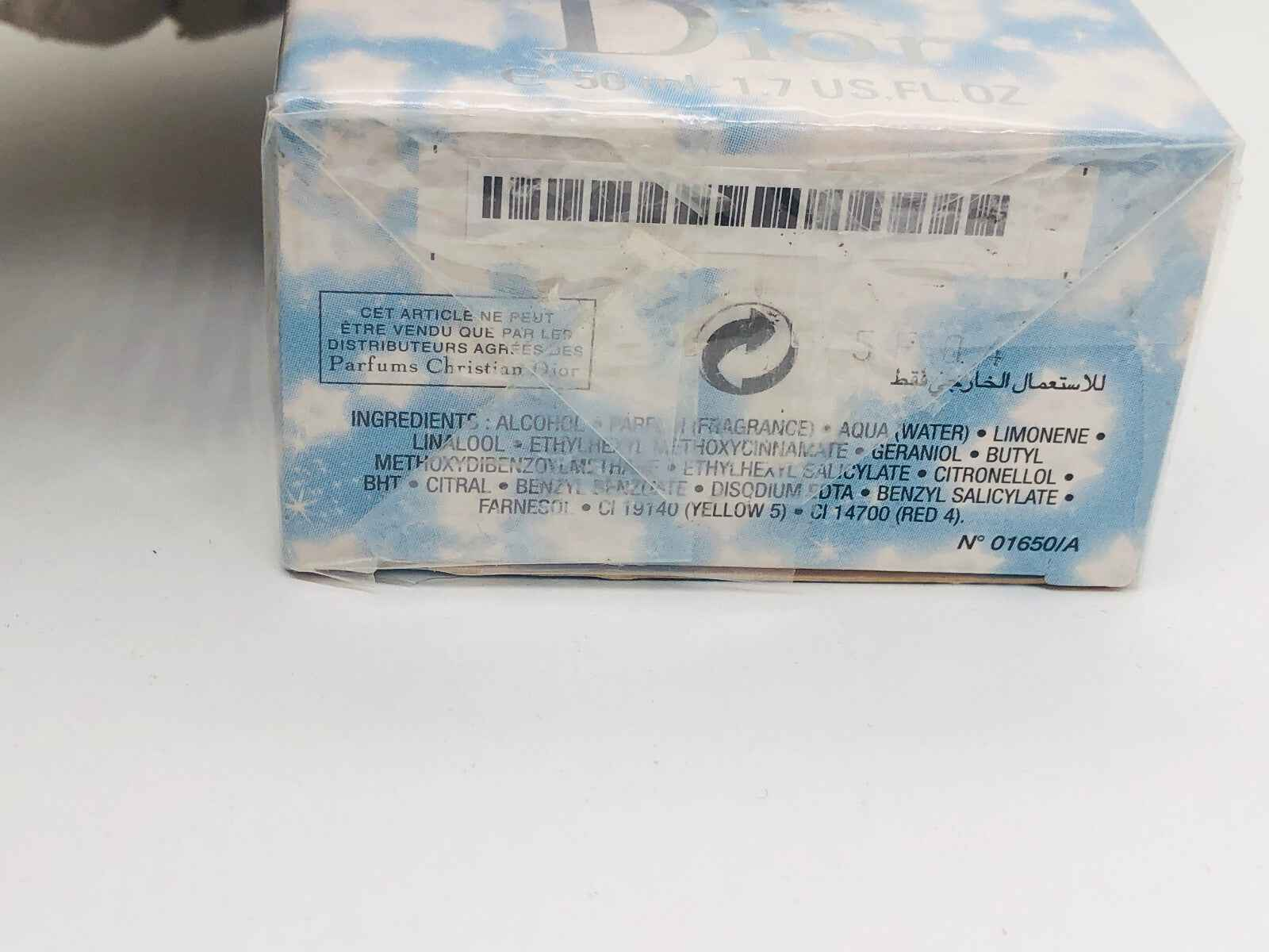 Scatola del Profumo Dior Star con ingredienti e dettagli sulla formulazione
