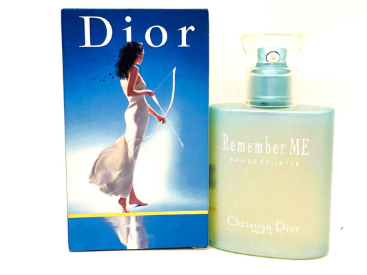 Profumo Remember Me Dior in flacone elegante con confezione illustrata per donne raffinate