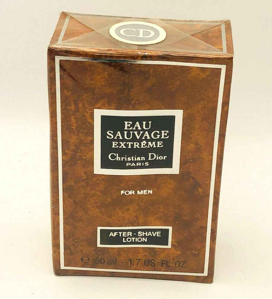Confezione Dior Sauvage Extreme lozione dopobarba da 50 ml per uomo in design vintage marrone