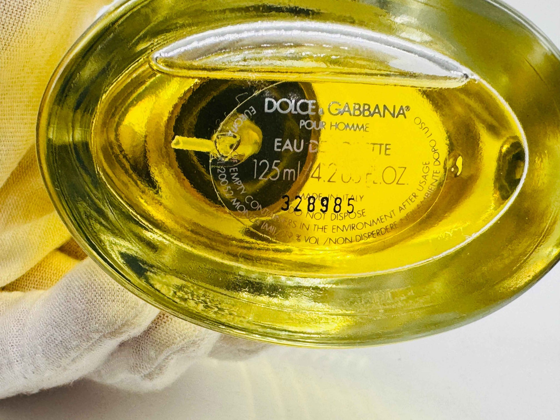 Flacone di Dolce & Gabbana Pour Homme Vintage da 125 ml, profumo elegante per uomo