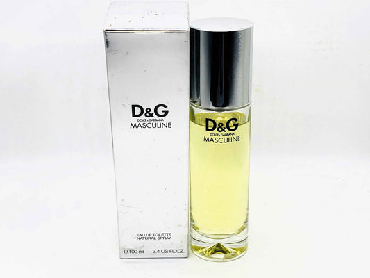 Profumo Dolce E Gabbana Masculine in bottiglia da 100 ml con confezione elegante